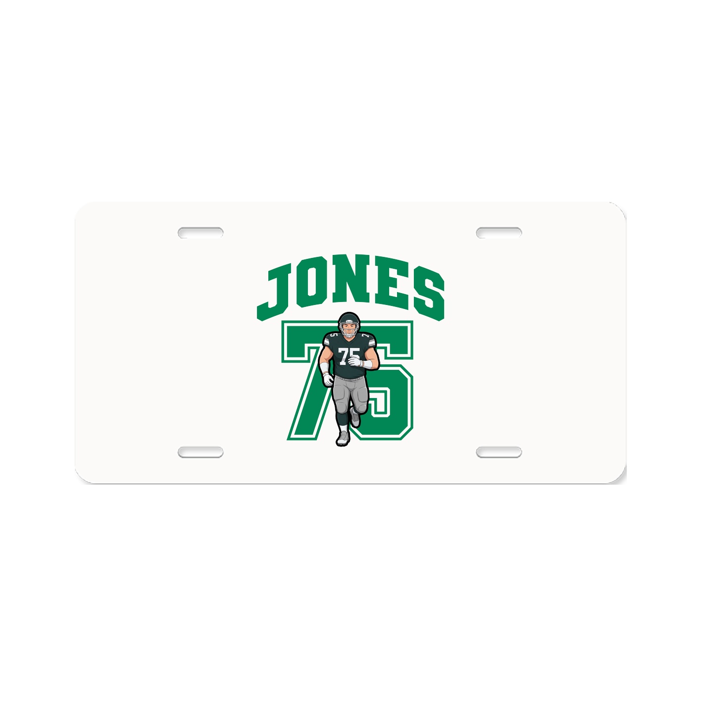 License Plate — Number in Classic