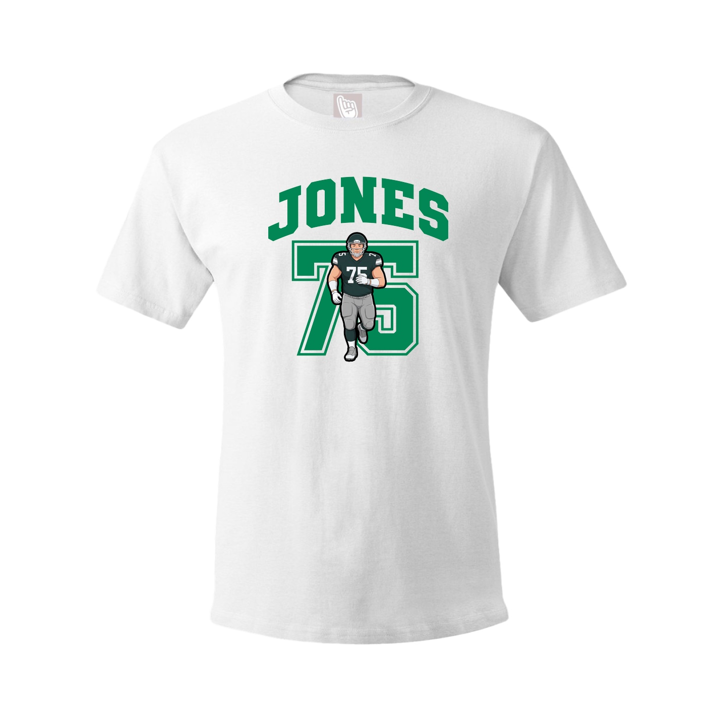 Youth Tee — Number in White
