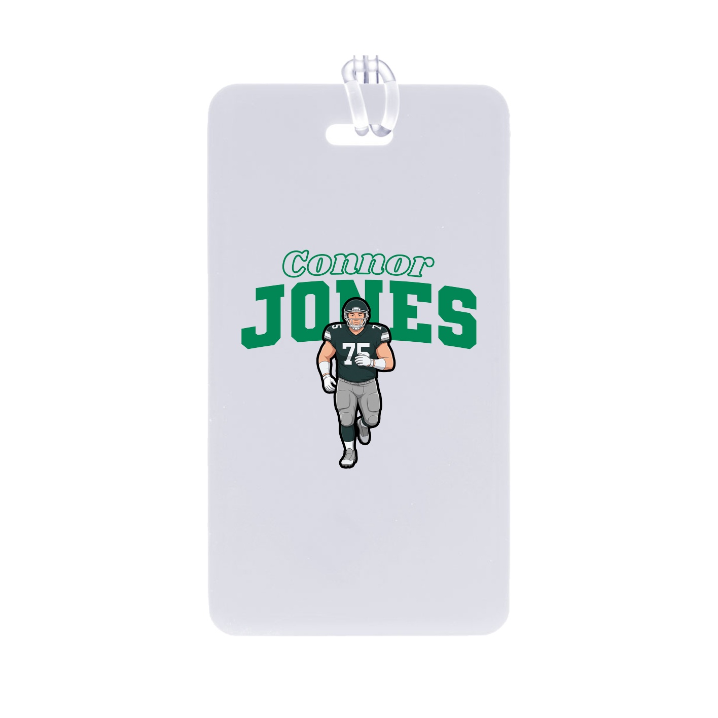 Bag Tag — Name Arch in Classic