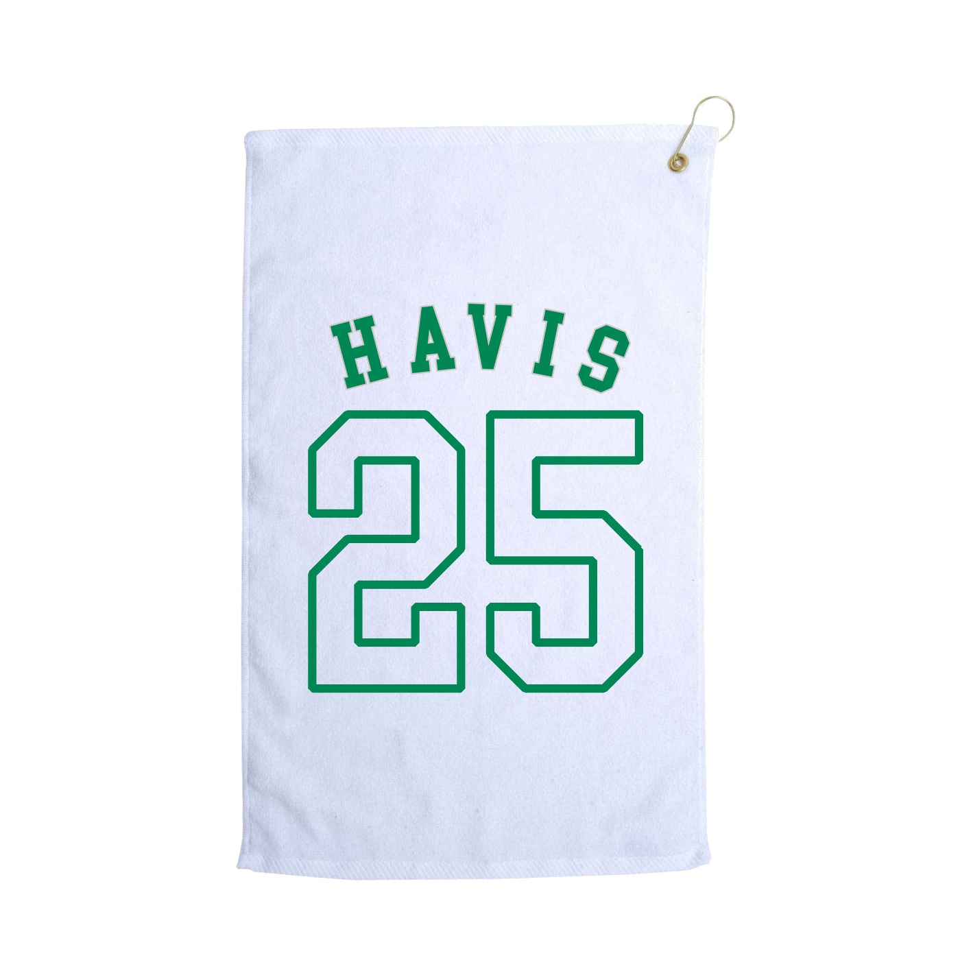 Golf Towel — Shirsey Arch in White
