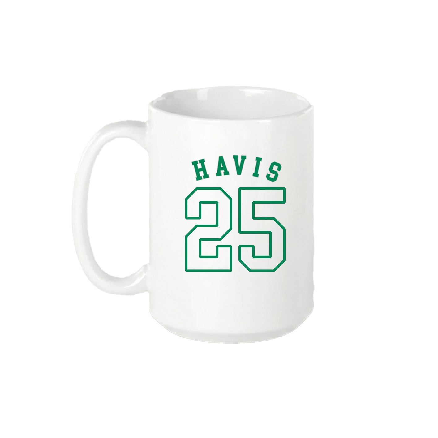 15oz Coffee Mug — Shirsey Arch in White