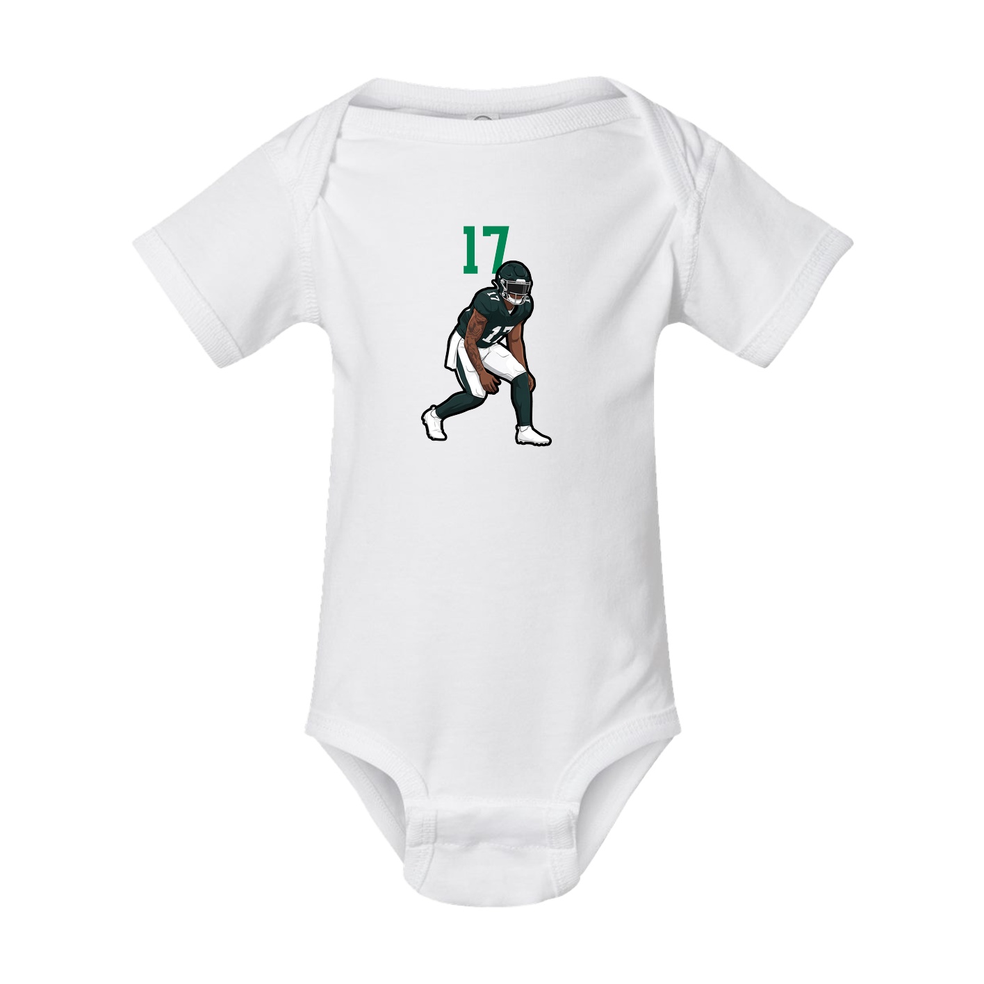 Baby Onesie — Number Top in White