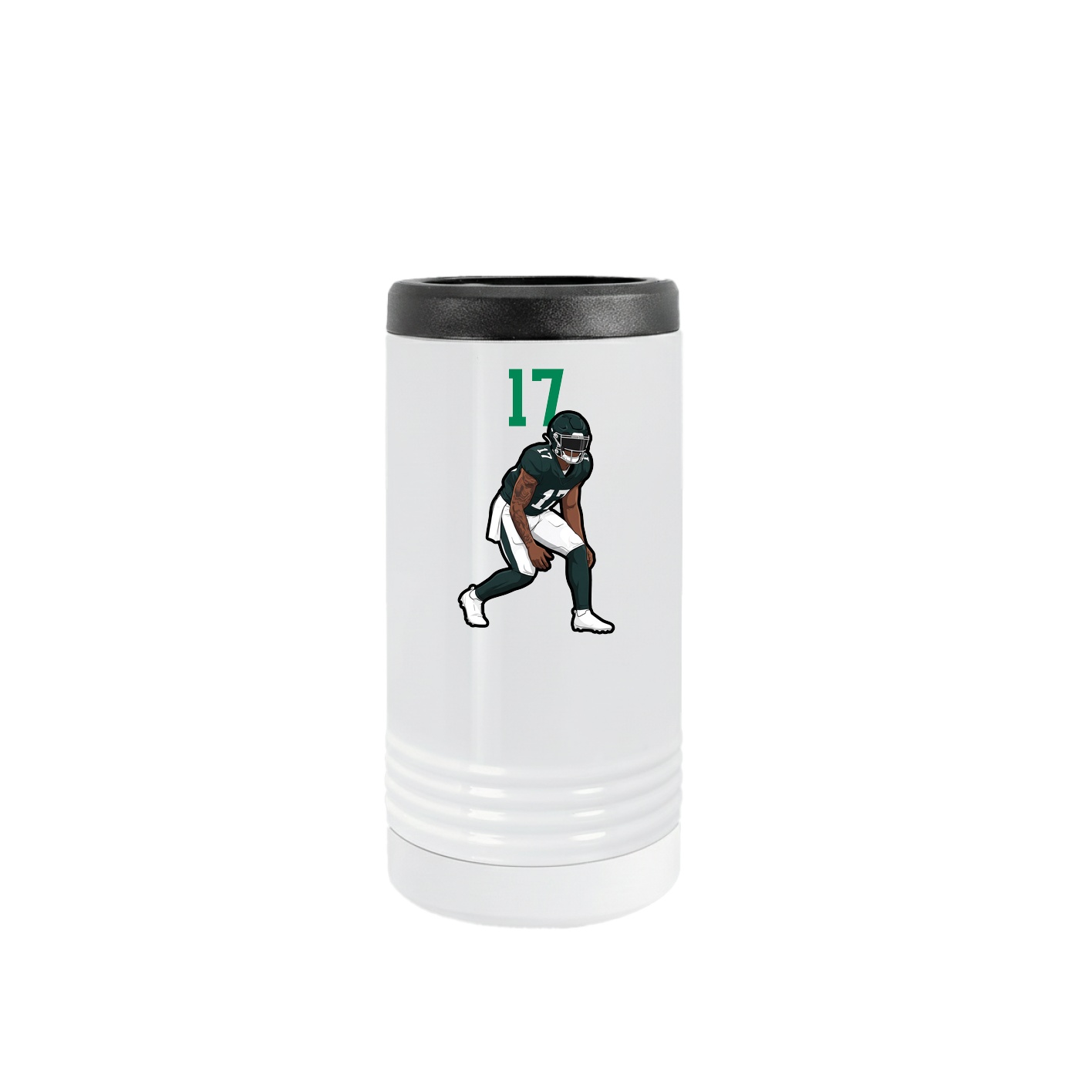 Slim Beverage Holder — Number Top in White