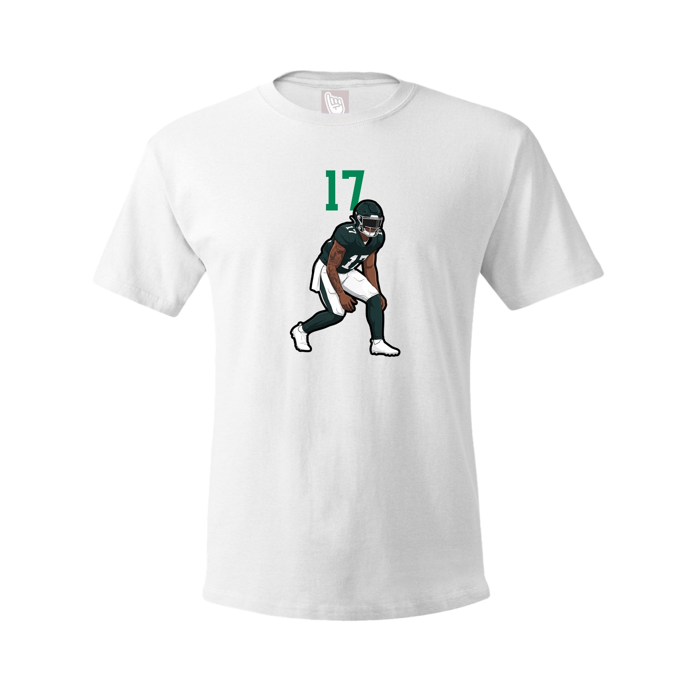 Tee — Number Top in White