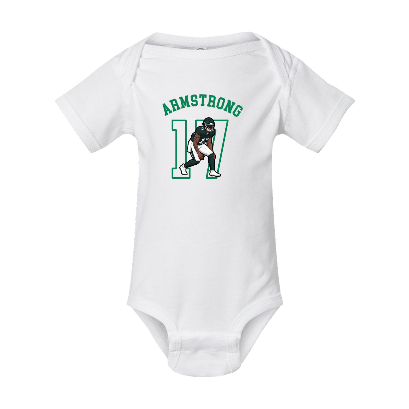 Baby Onesie — Shirsey Arch in White