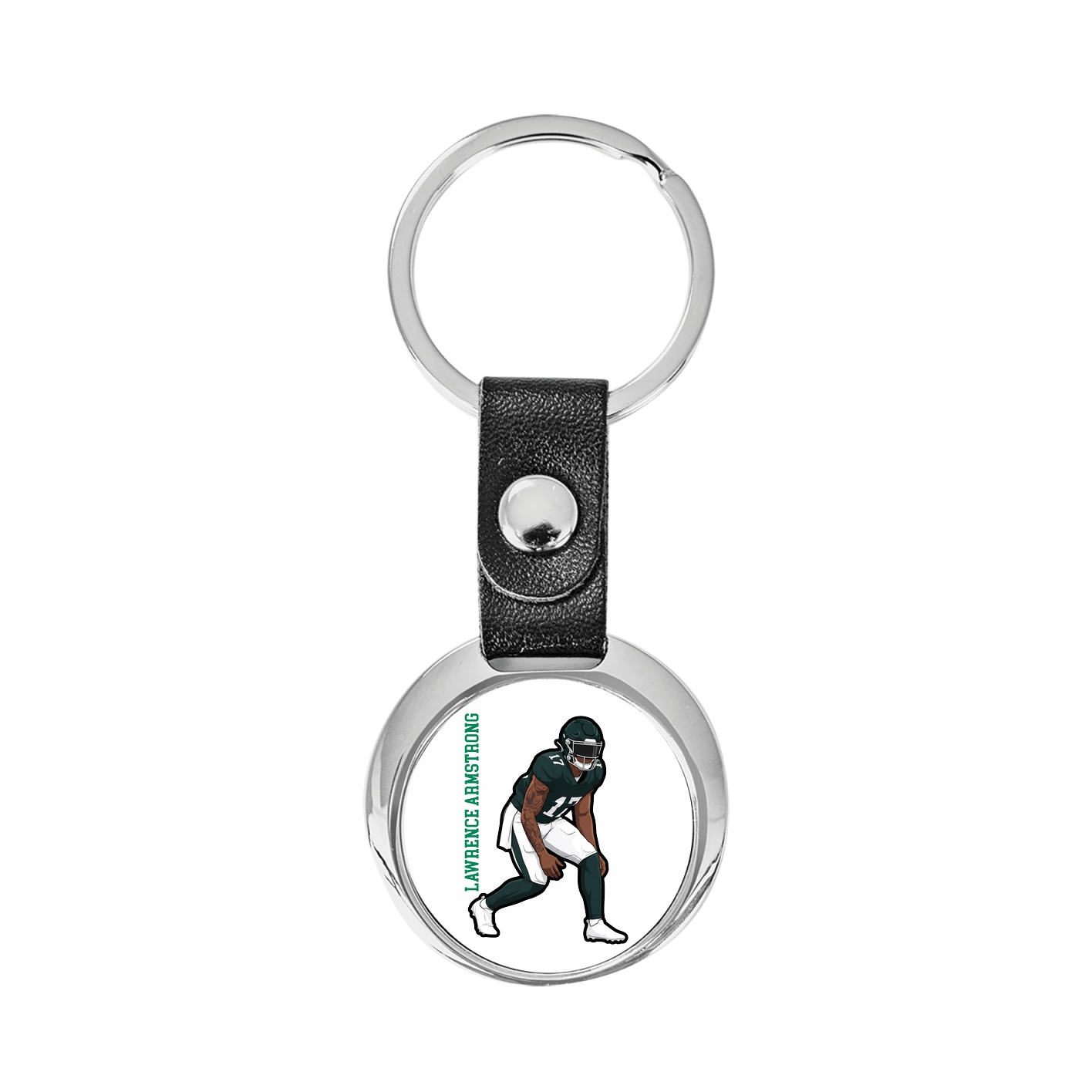 Key Chain — Name Vertical in Classic