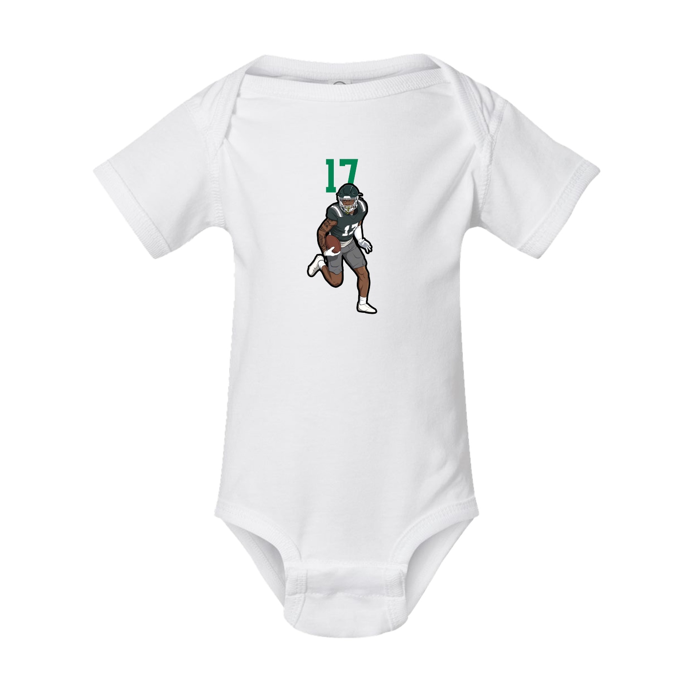 Baby Onesie — Number Top in White