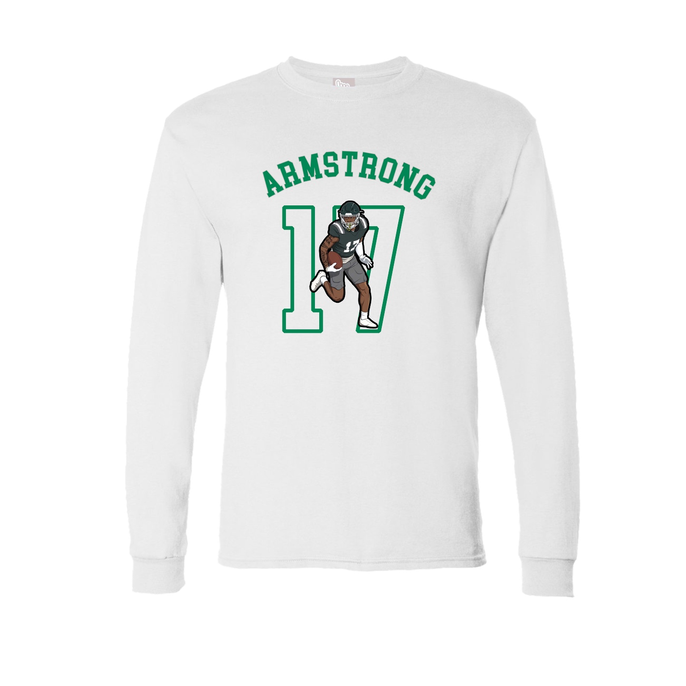Long Sleeve Tee — Shirsey Arch in White
