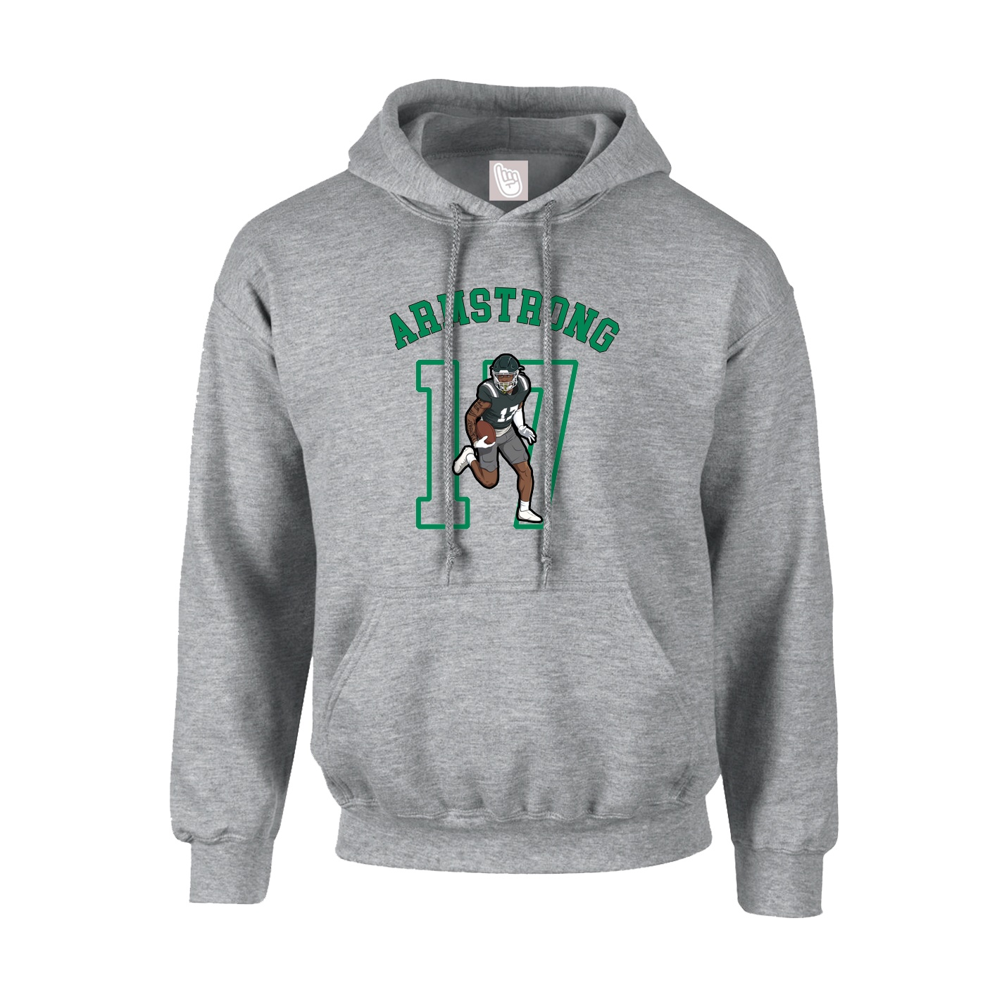 Youth Hoodie — Shirsey Arch in Grey