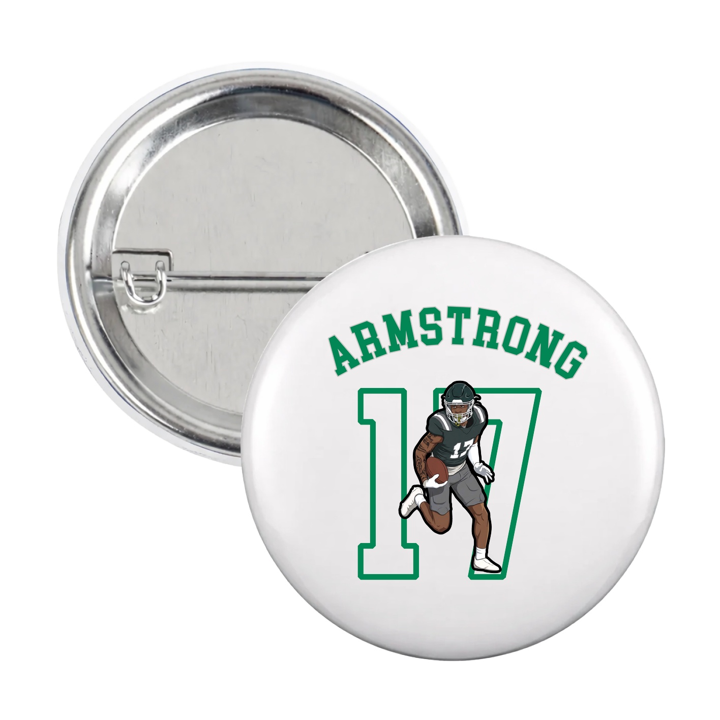 Game Day Button — Shirsey Arch in White