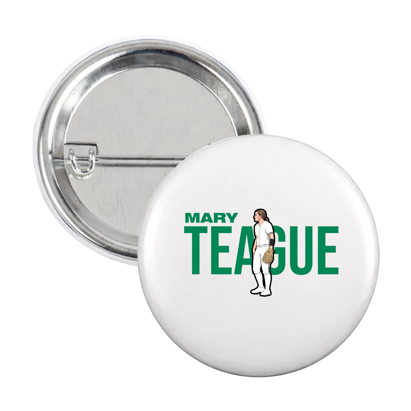 Game Day Button — Player Name in White