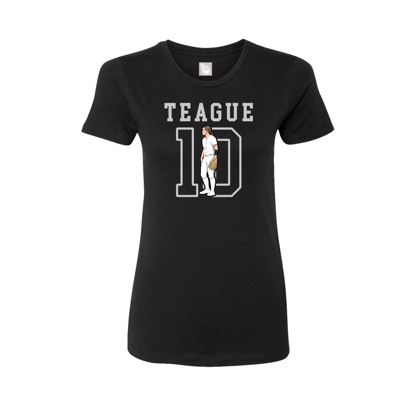 Fitted Women's Tee — Shirsey in Black