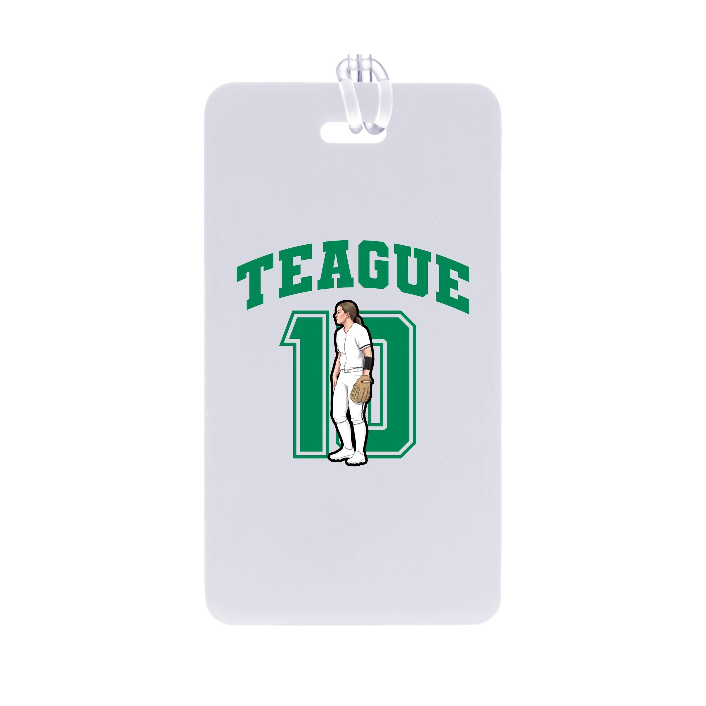 Bag Tag — Number in Classic