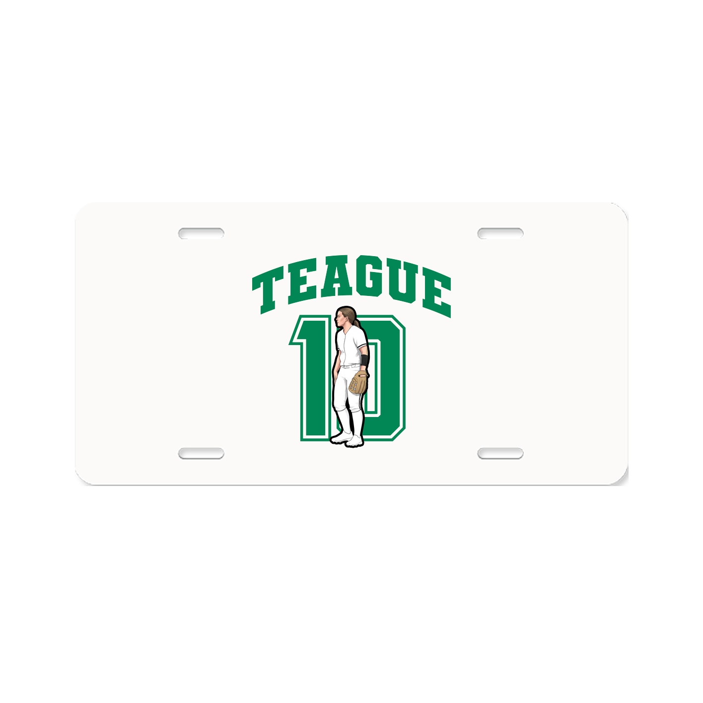 License Plate — Number in Classic