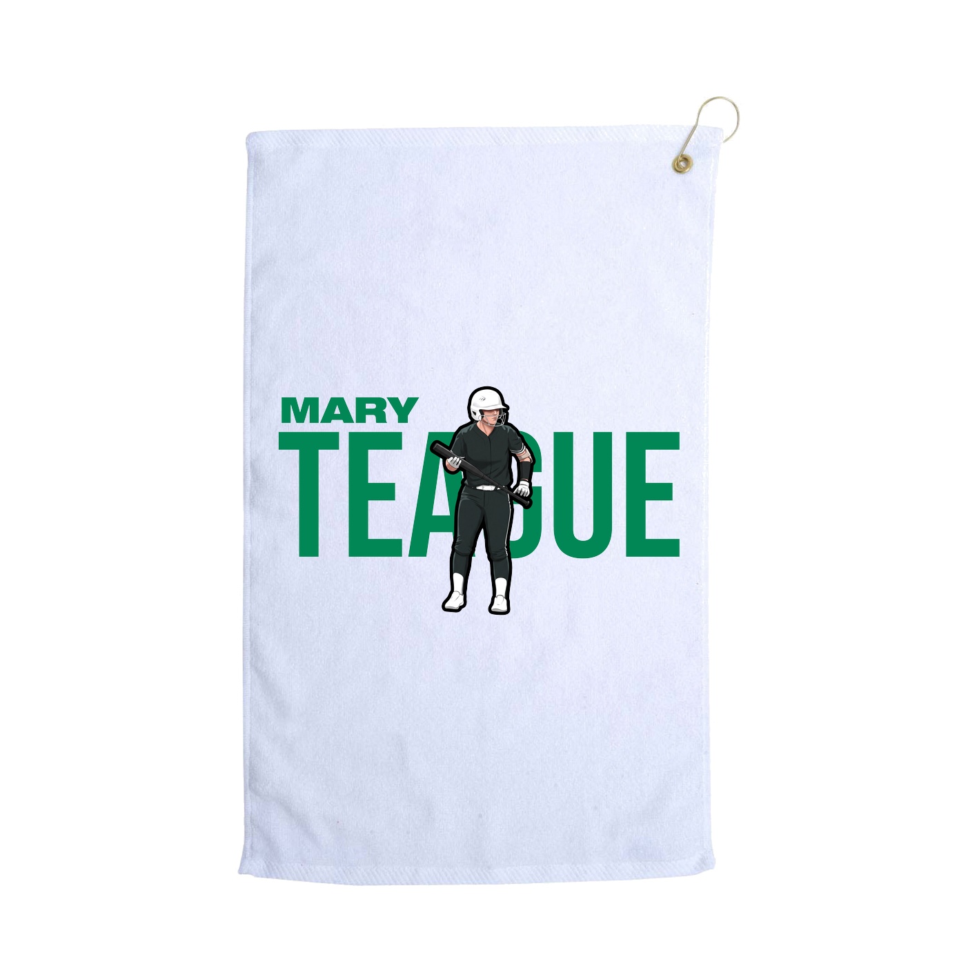 Golf Towel — Player Name in White