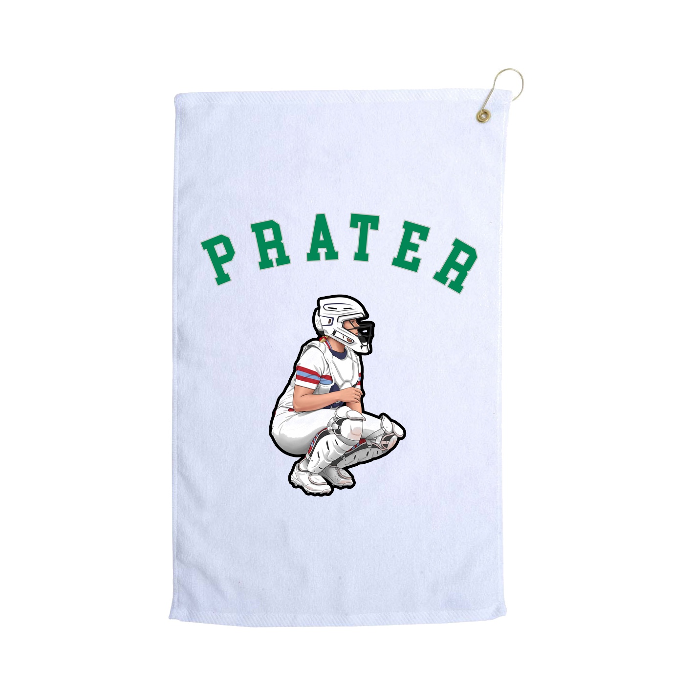 Golf Towel — Shirsey Arch in White