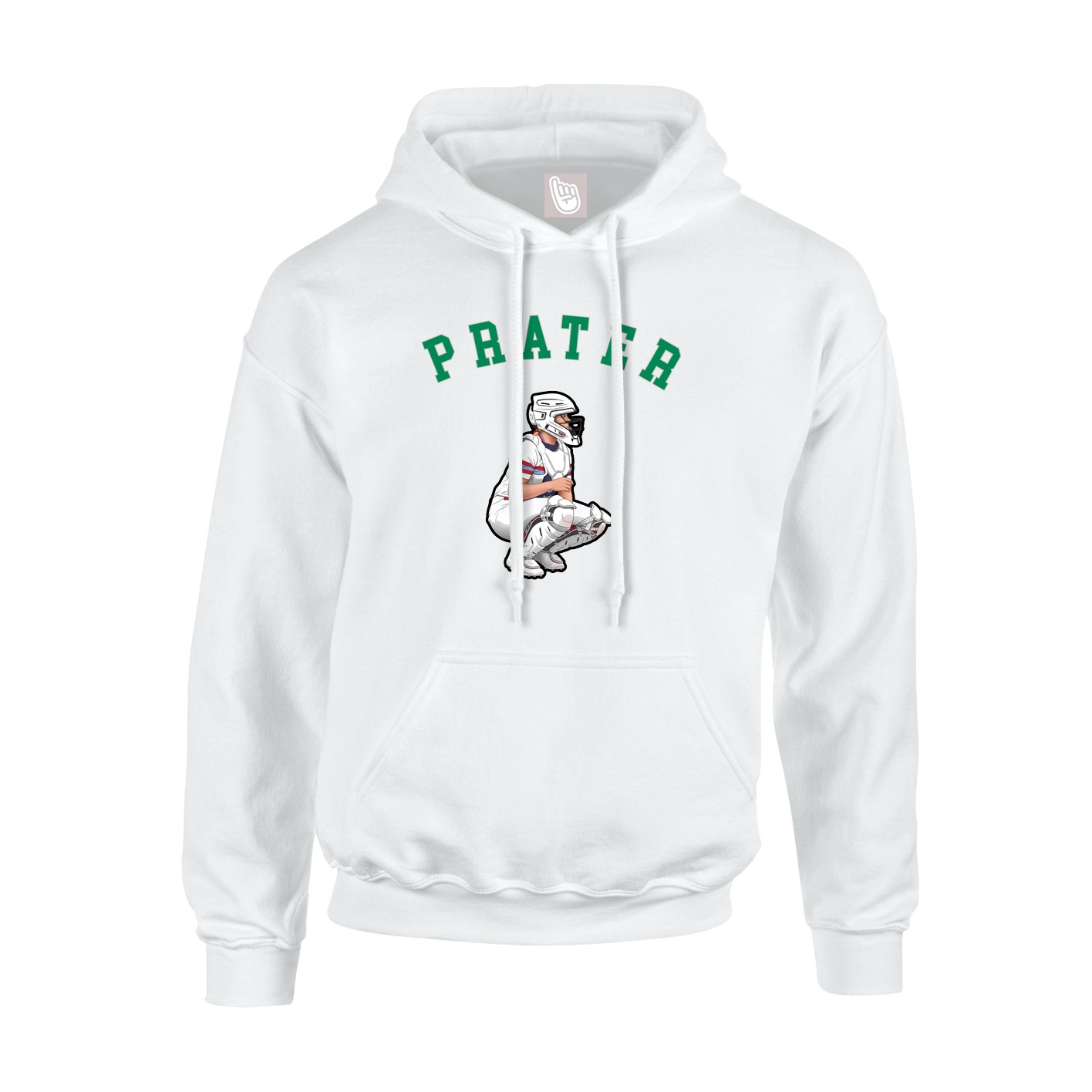 Hoodie — Shirsey Arch in White