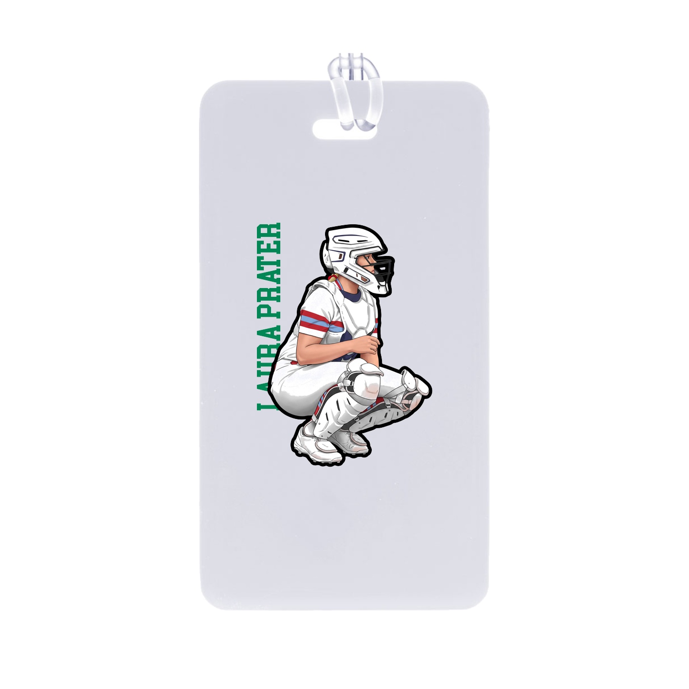 Bag Tag — Name Vertical in Classic