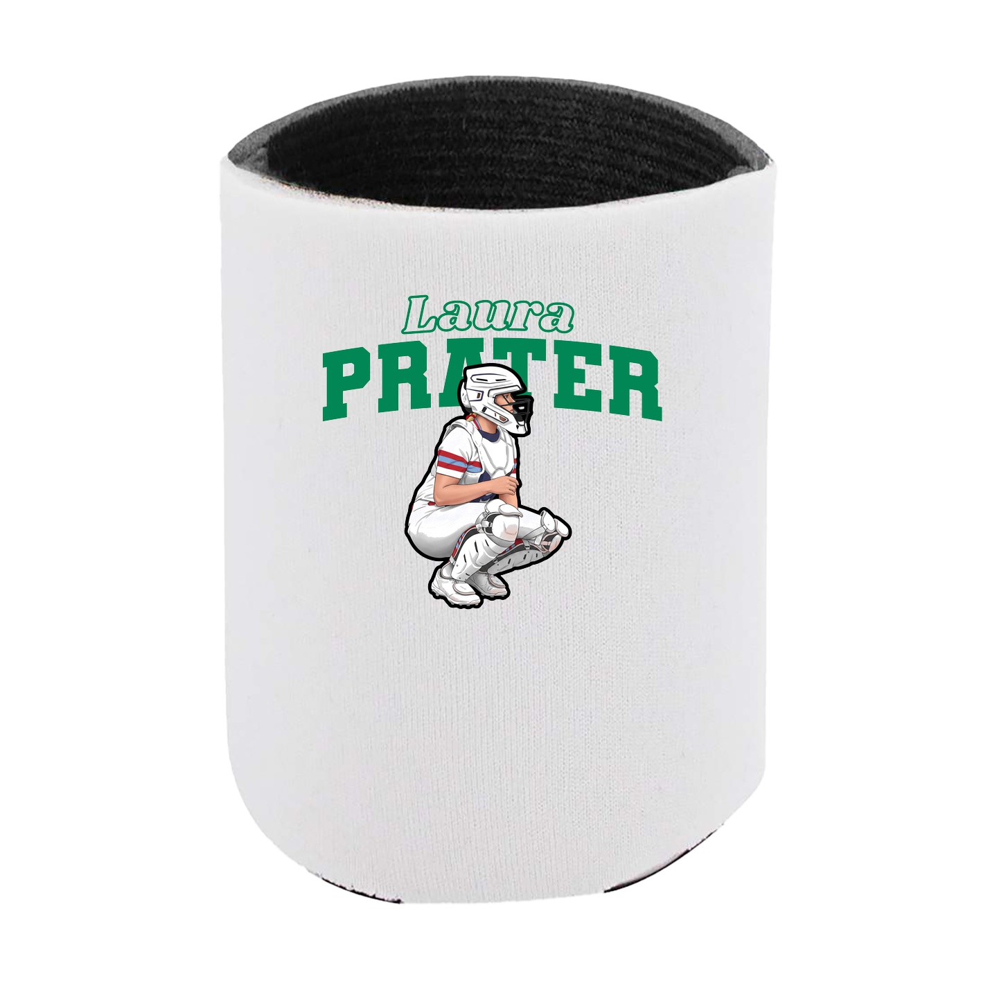 Can Holder — Name Arch in White