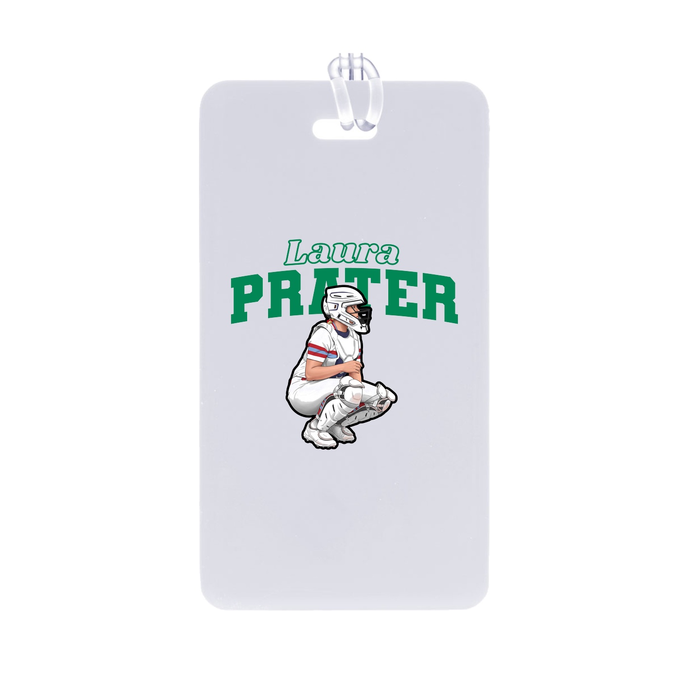 Bag Tag — Name Arch in Classic