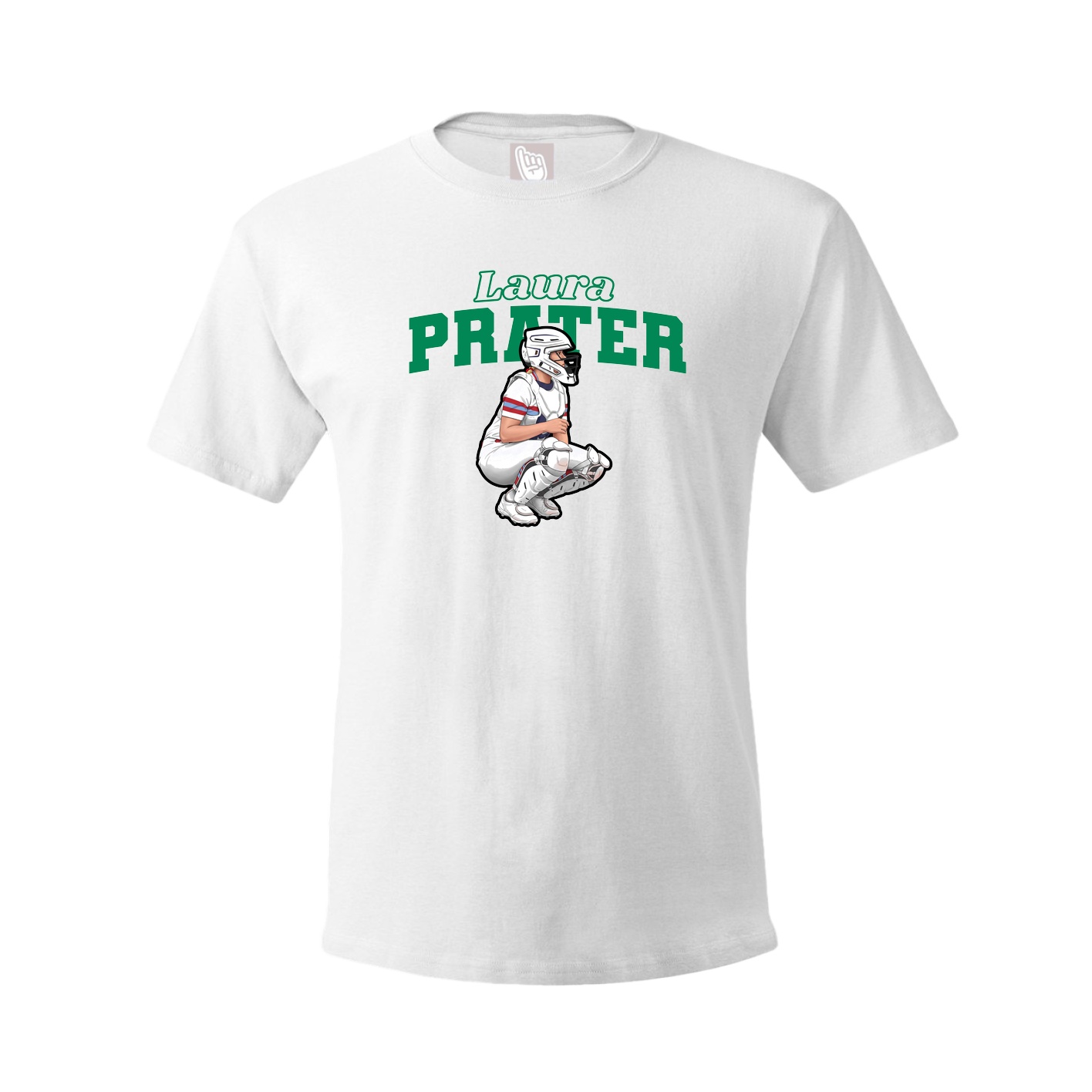 Tee — Name Arch in White