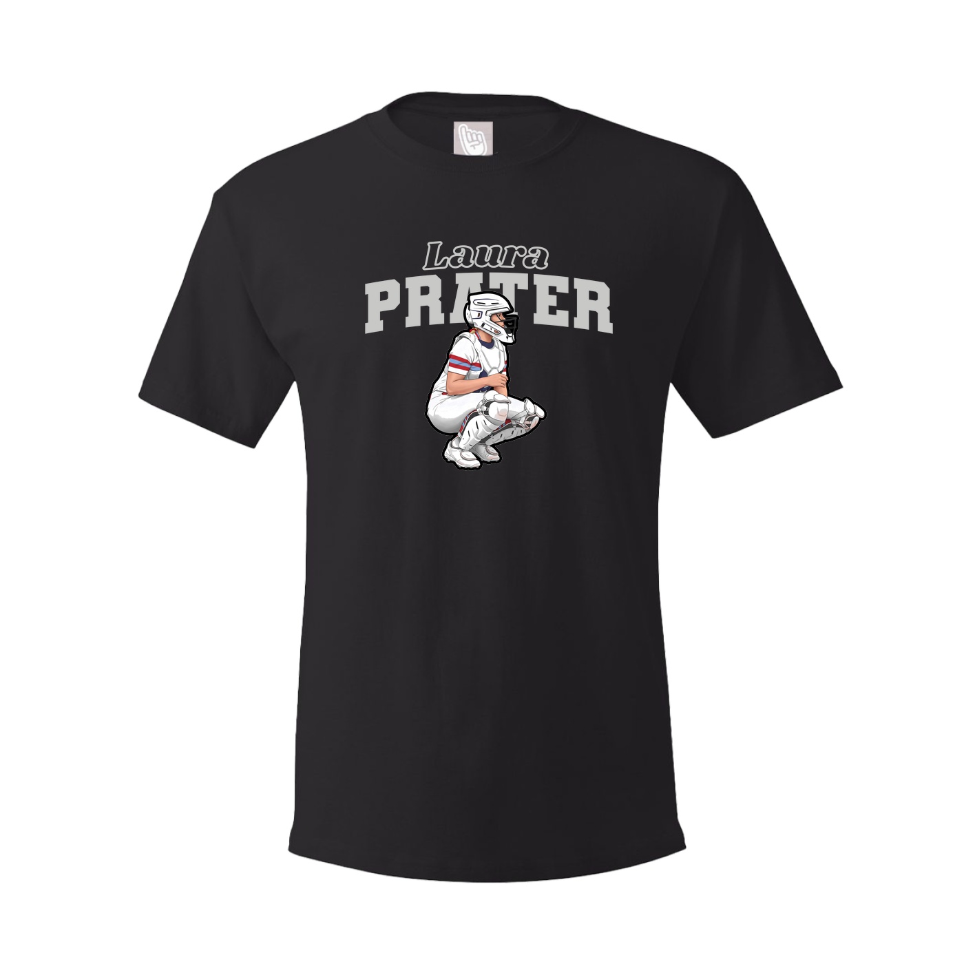 Youth Tee — Name Arch in Black