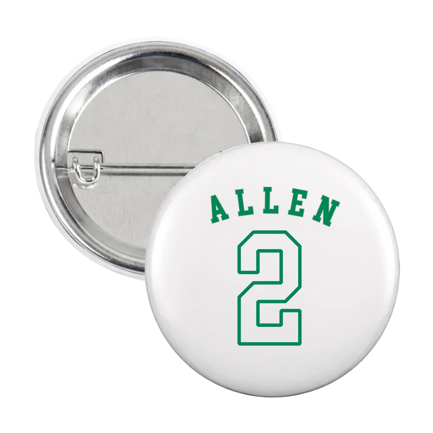 Game Day Button — Shirsey Arch in White