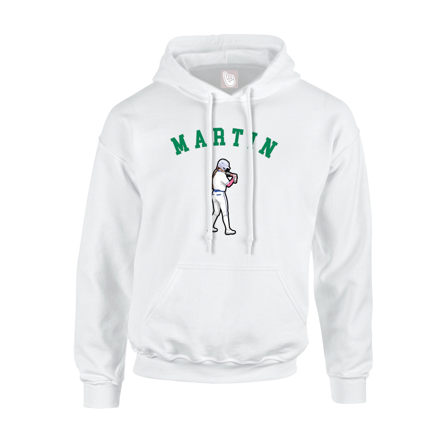 Hoodie — Shirsey Arch in White