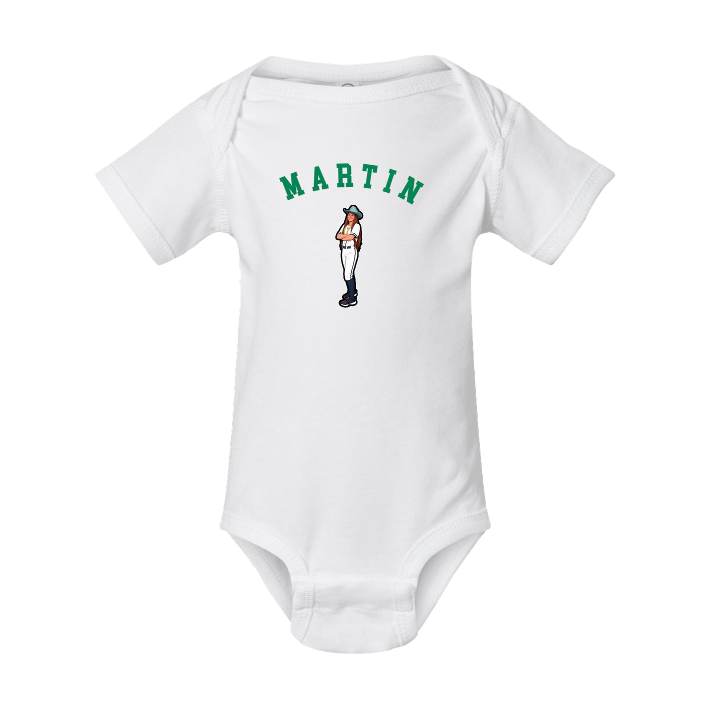 Baby Onesie — Shirsey Arch in White