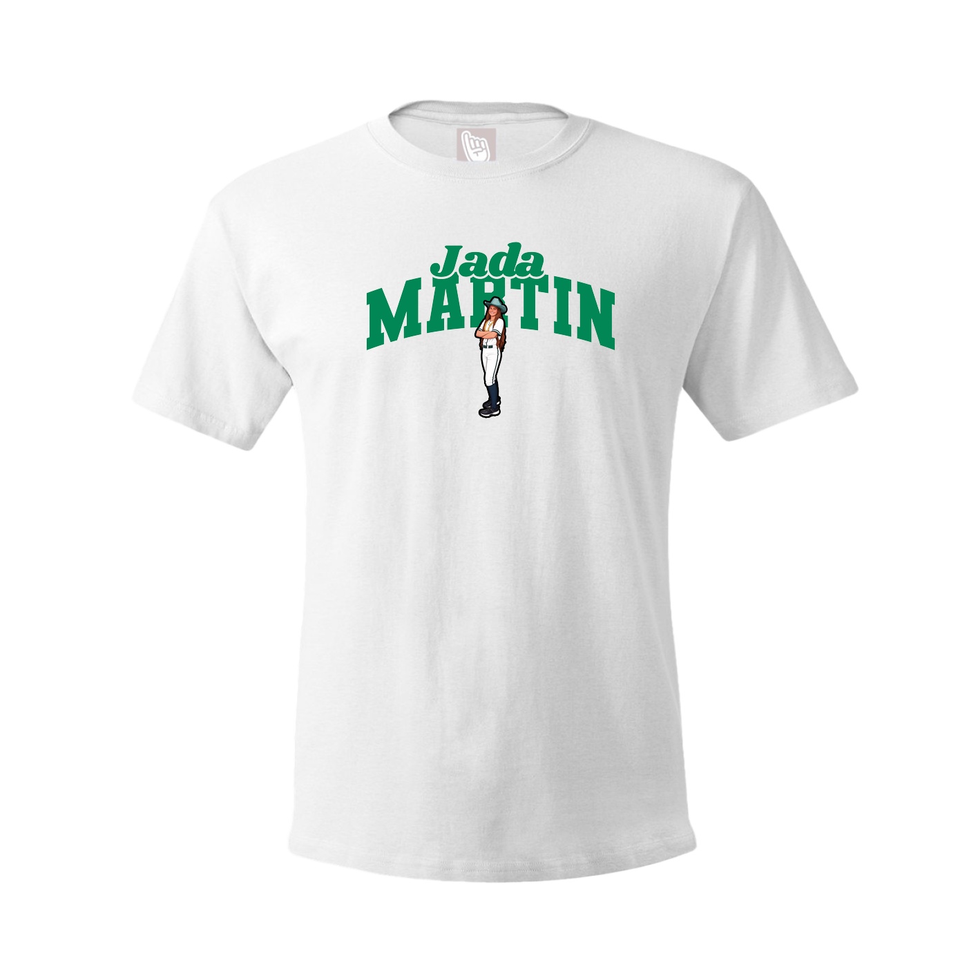 Youth Tee — Signature Arch in White