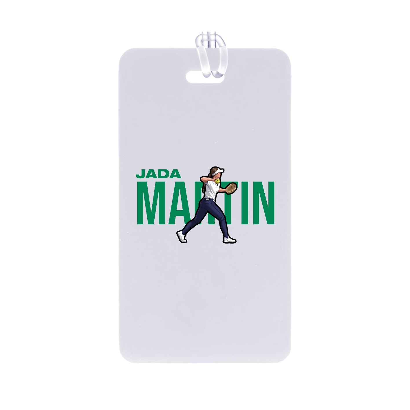 Bag Tag — Player Name in Classic