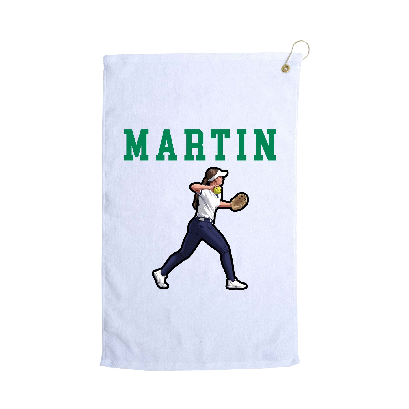 Golf Towel — Shirsey in White
