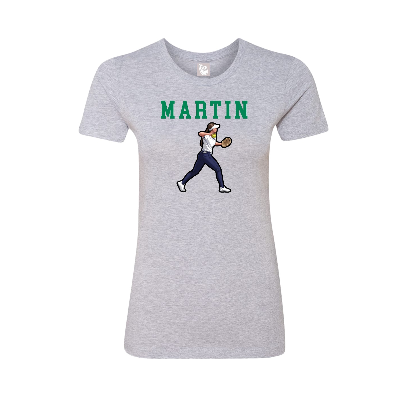 Fitted Women's Tee — Shirsey in Grey