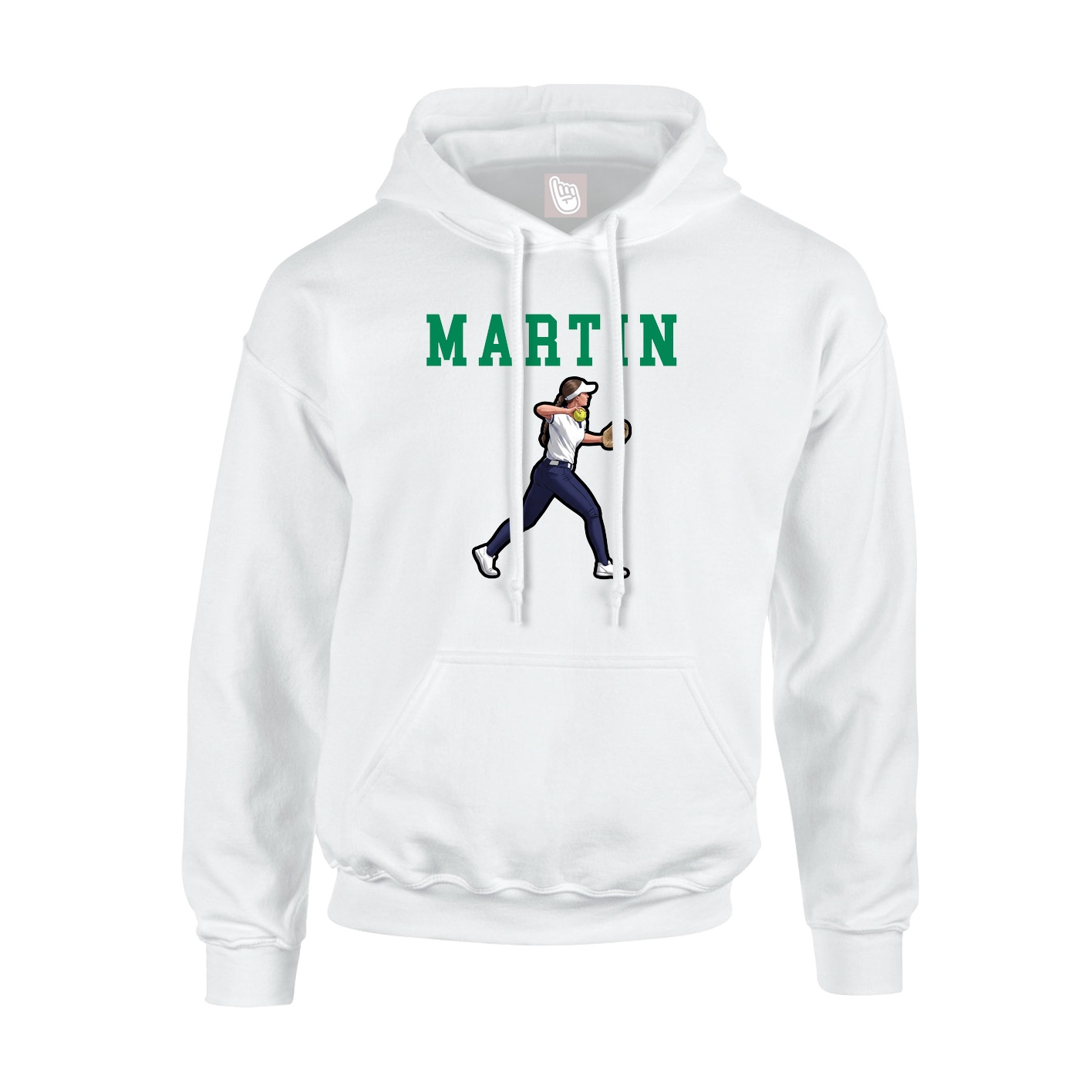 Youth Hoodie — Shirsey in White