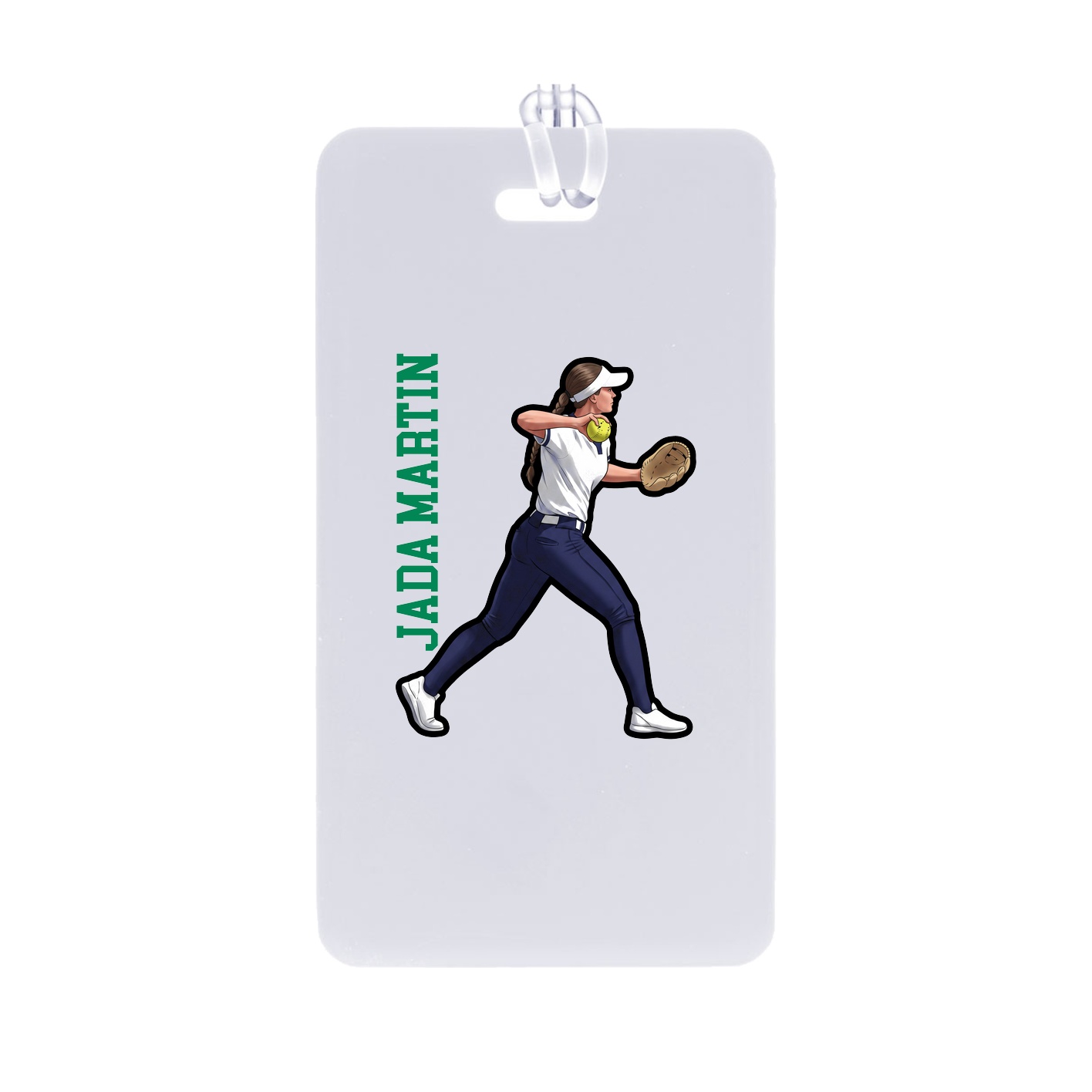 Bag Tag — Name Vertical in Classic