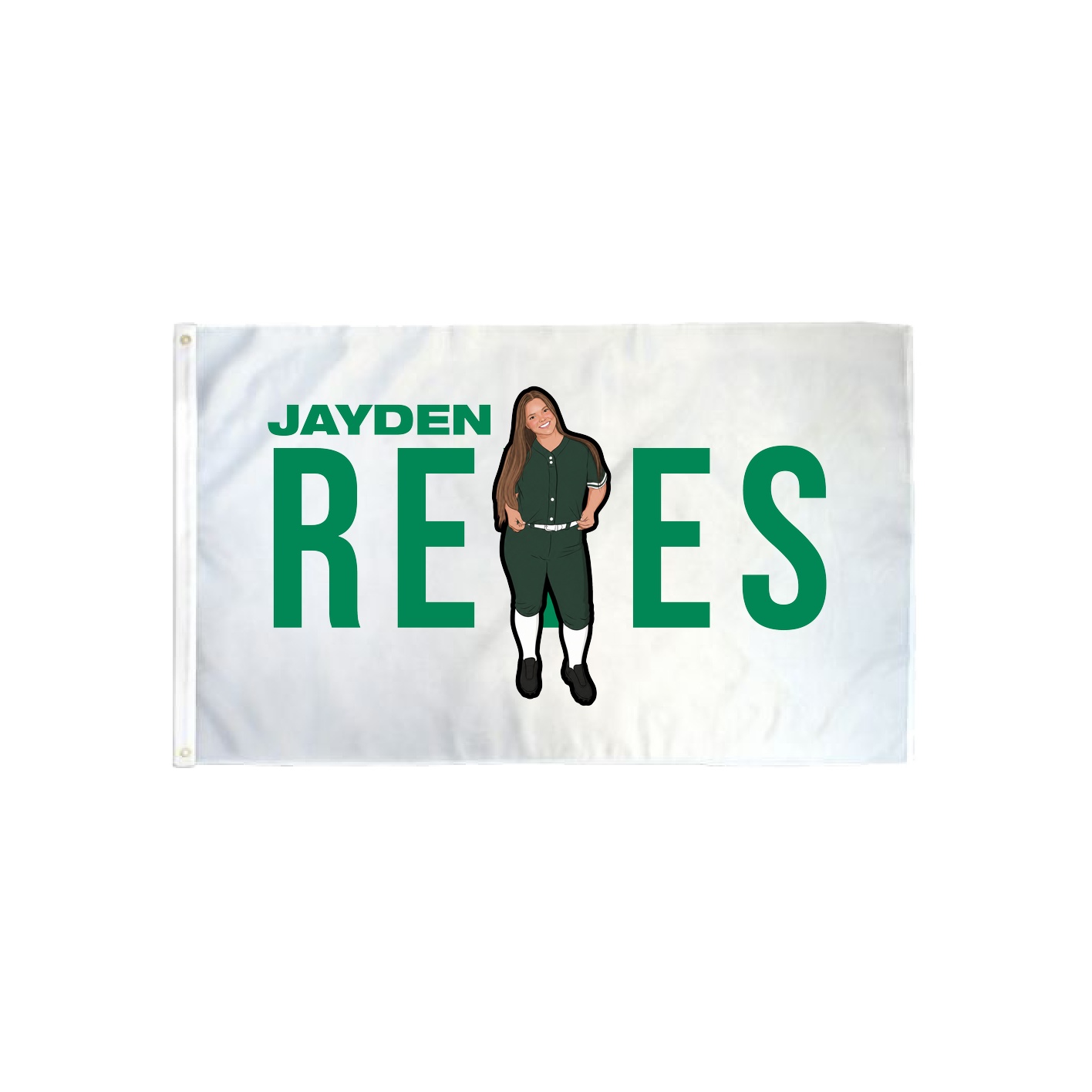 3x5 Flag — Player Name in Classic