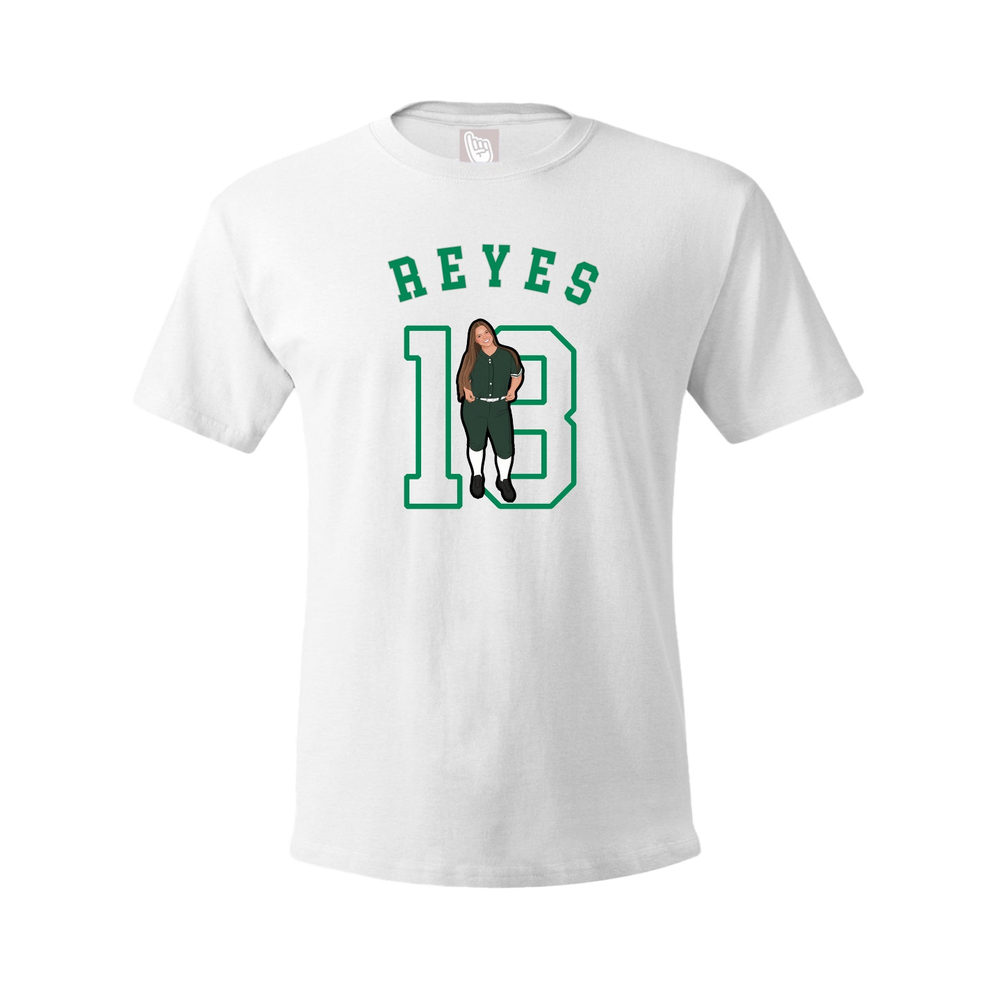 Youth Tee — Shirsey Arch in White