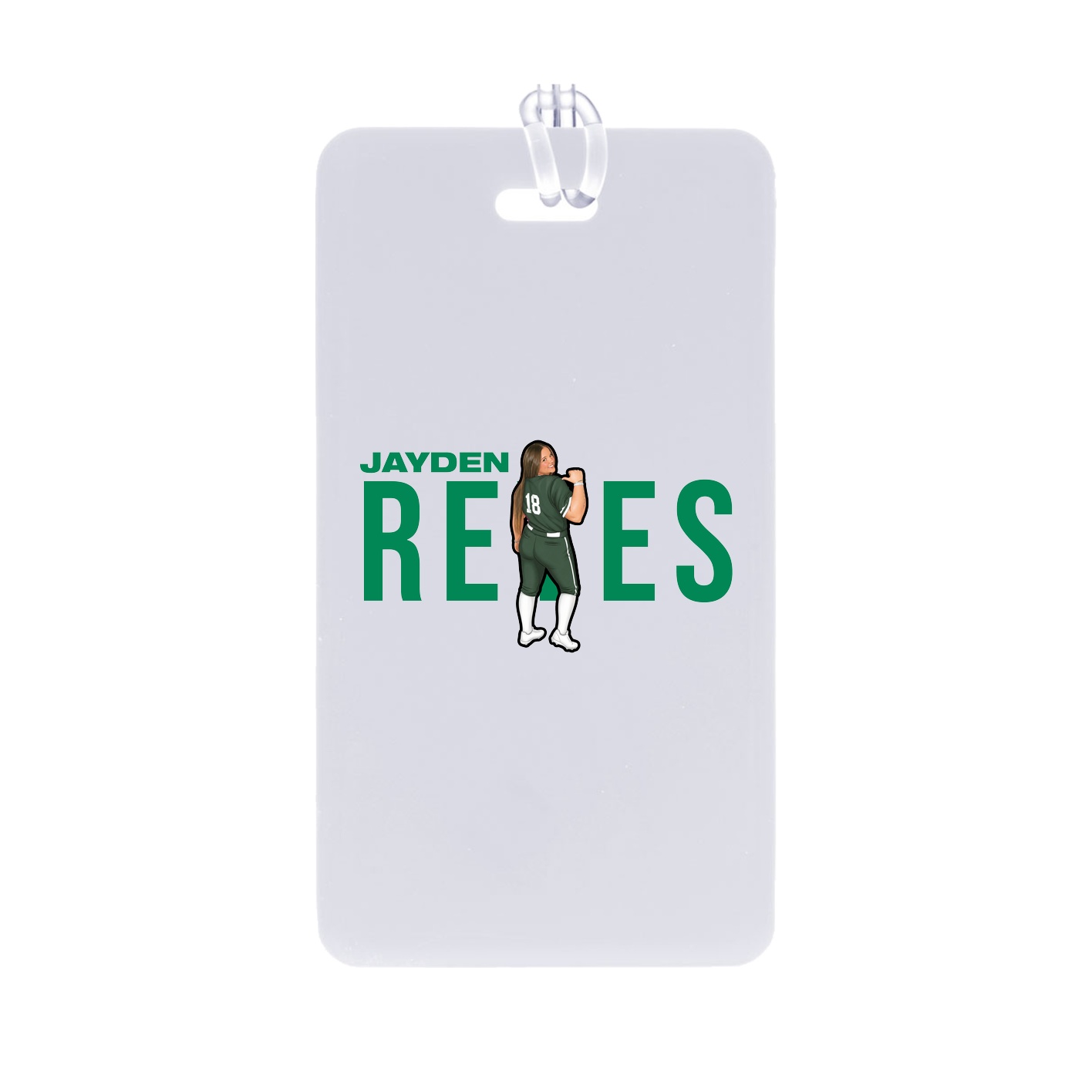 Bag Tag — Player Name in Classic