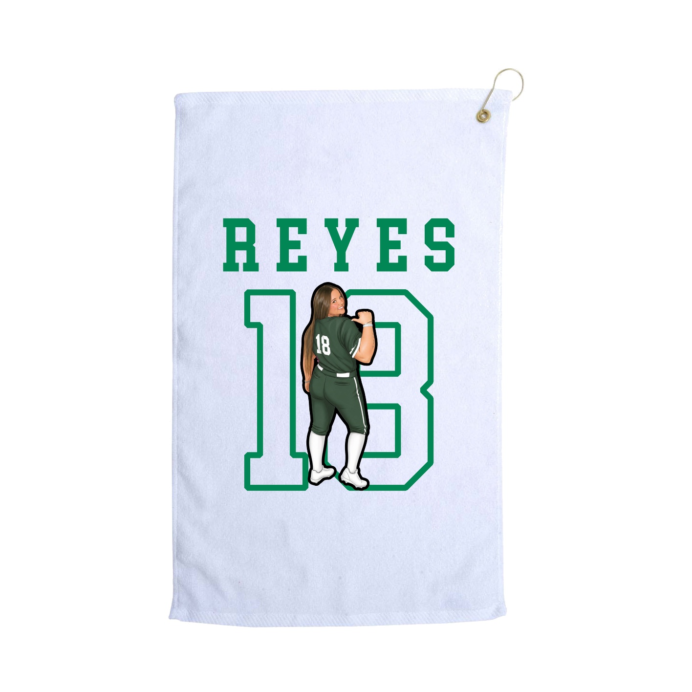 Golf Towel — Shirsey in White