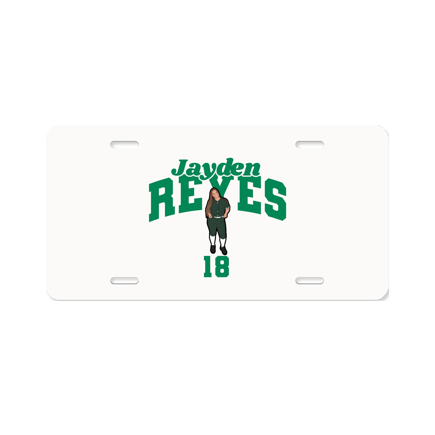 License Plate — Signature Arch in Classic