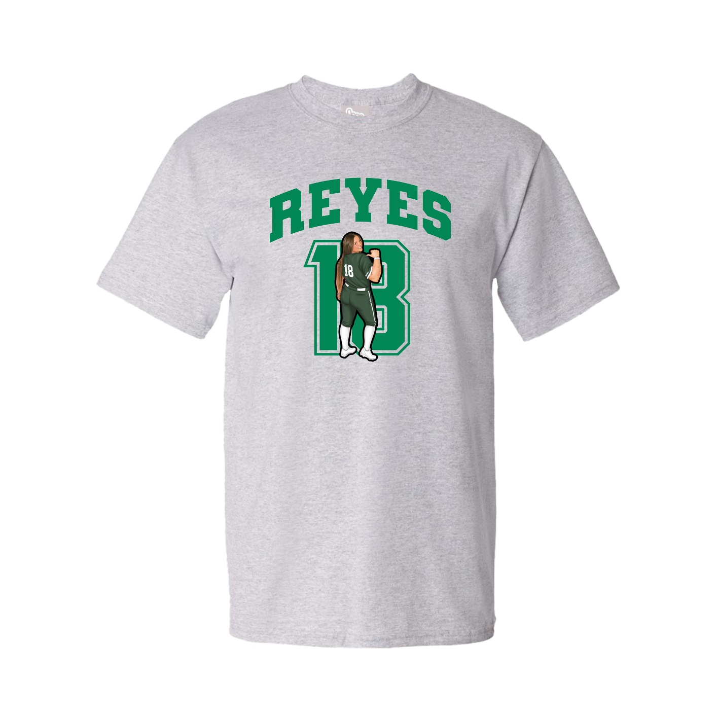 Tee — Number in Grey