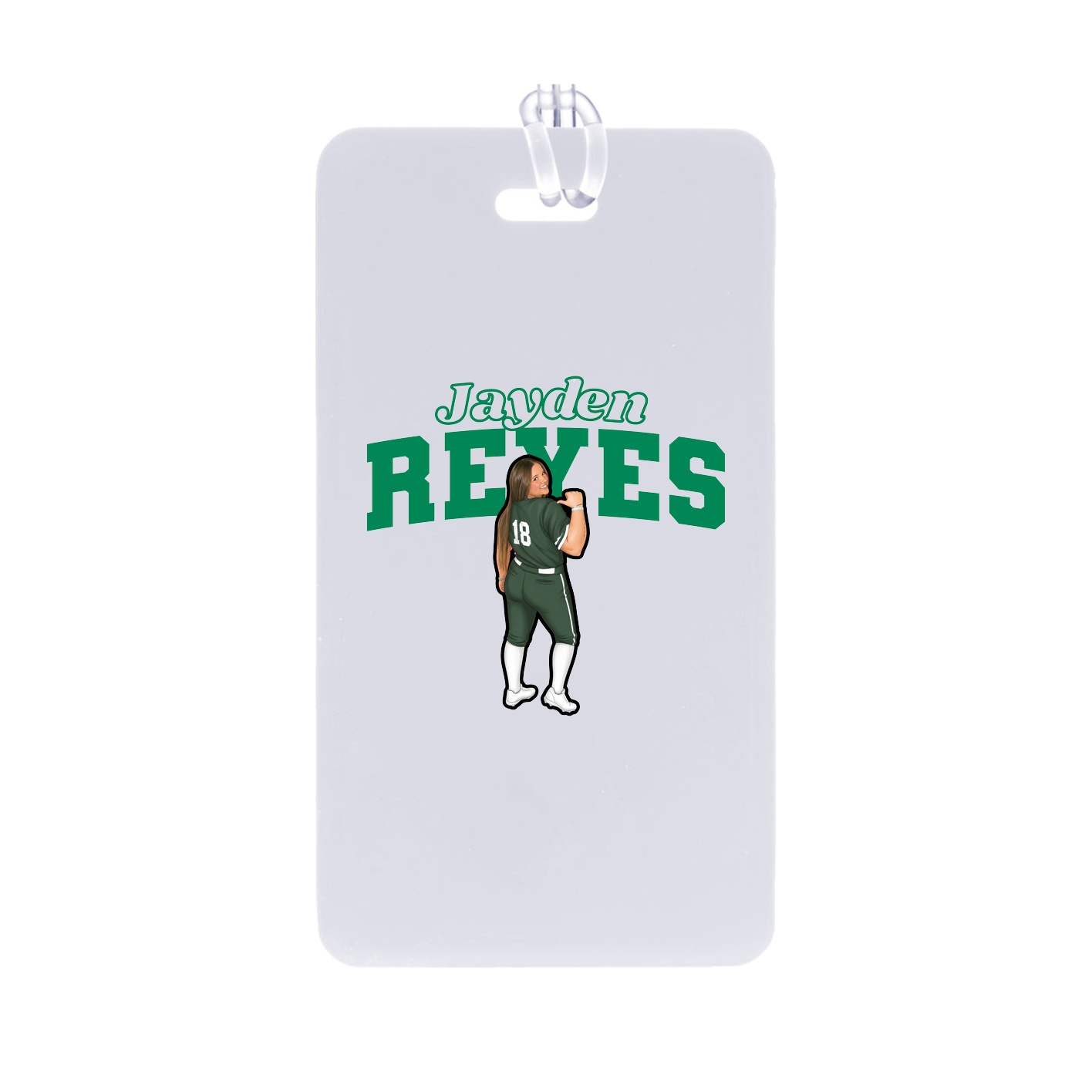 Bag Tag — Name Arch in Classic