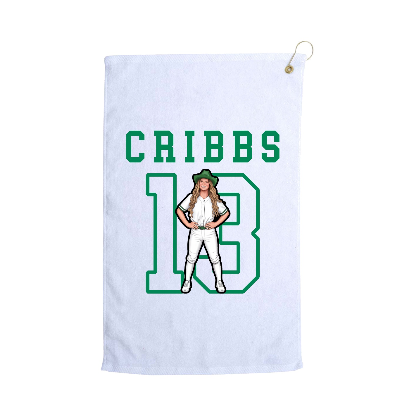 Golf Towel — Shirsey in White