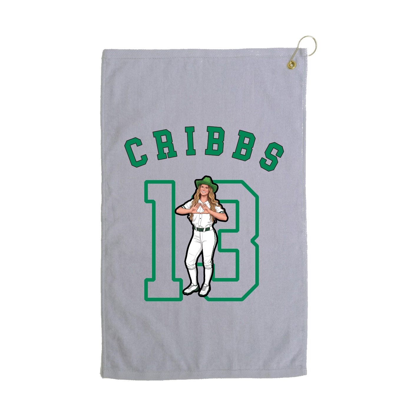 Golf Towel — Shirsey Arch in Grey