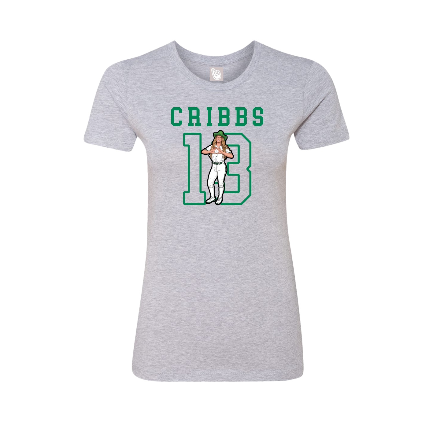 Fitted Women's Tee — Shirsey in Grey