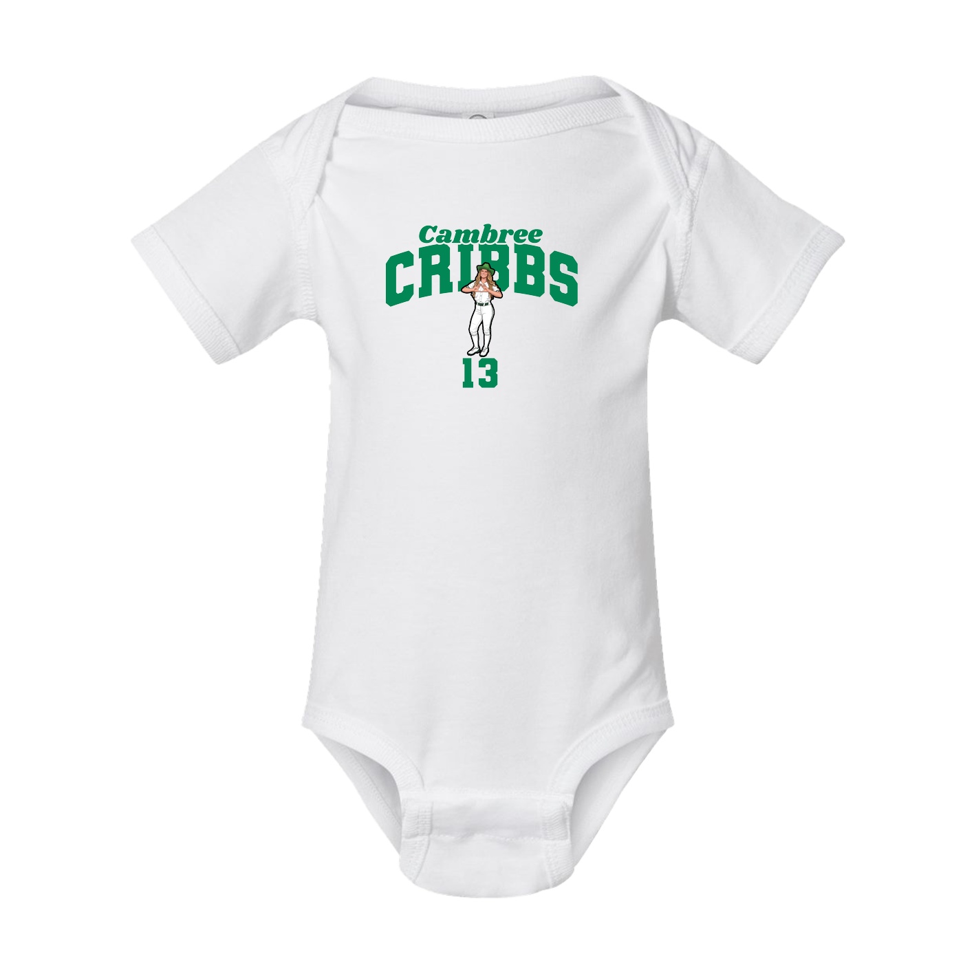Baby Onesie — Signature Arch in White