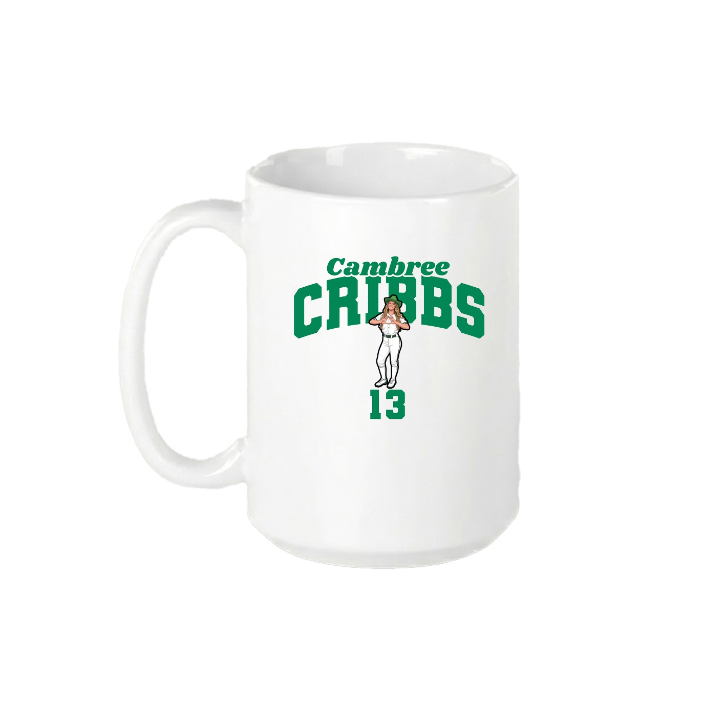 15oz Coffee Mug — Signature Arch in White