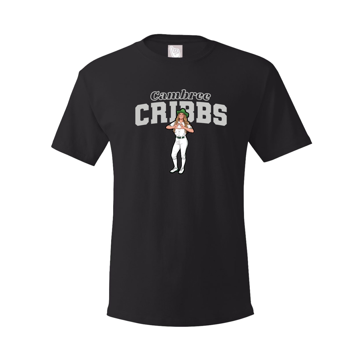 Youth Tee — Name Arch in Black