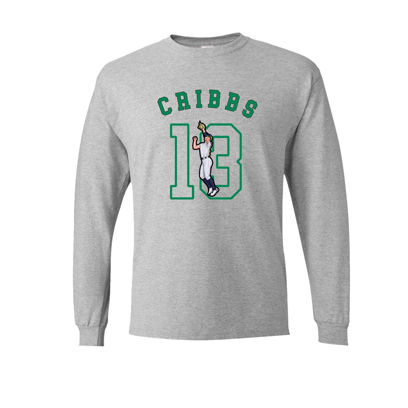 Long Sleeve Tee — Shirsey Arch in Grey