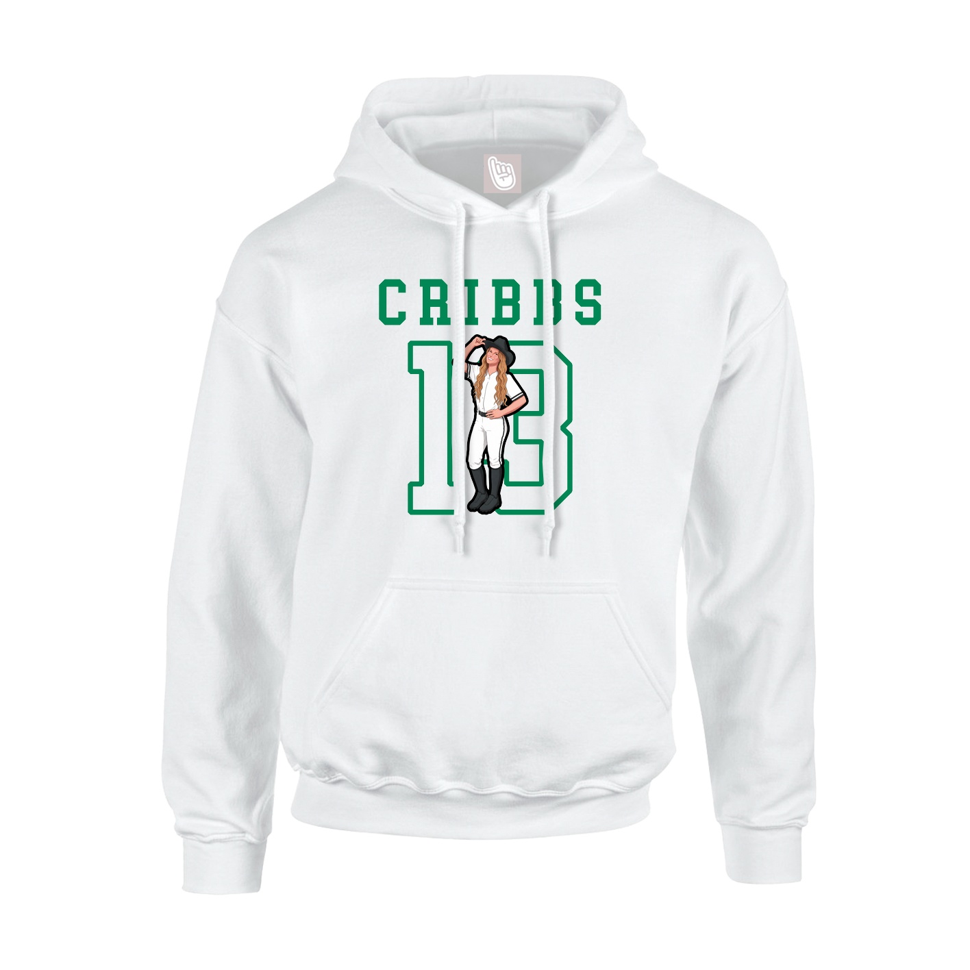 Youth Hoodie — Shirsey in White